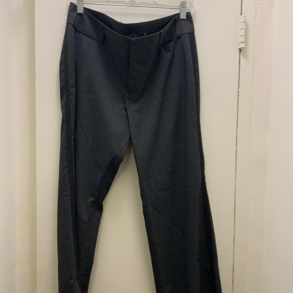 Laundry Boot cut tuxedo plaid trousers